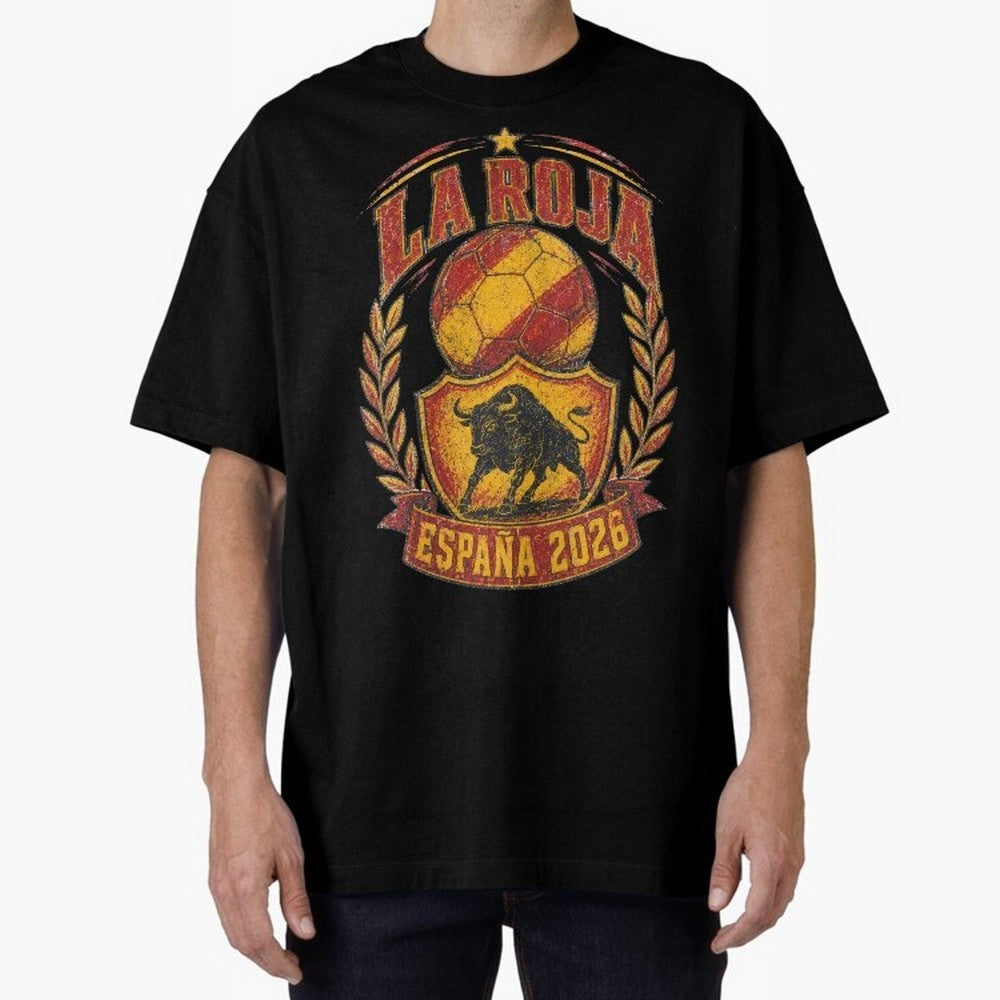 La Roja Espa?a 2026 World Cup Soccer T-Shirt Classic T-Shirt Live for the Drama of Match Day Hype around FIFA World Cup 2026, Messi, England and Germany, Football Festival Excitement, Trophy Ambitions, Country Rivalries and Star Player Buzz; Great