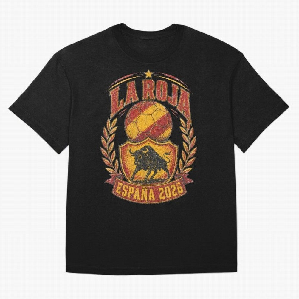 La Roja Espa?a 2026 World Cup Soccer T-Shirt Classic T-Shirt Live for the Drama of Match Day Hype around FIFA World Cup 2026, Messi, England and Germany, Football Festival Excitement, Trophy Ambitions, Country Rivalries and Star Player Buzz; Great