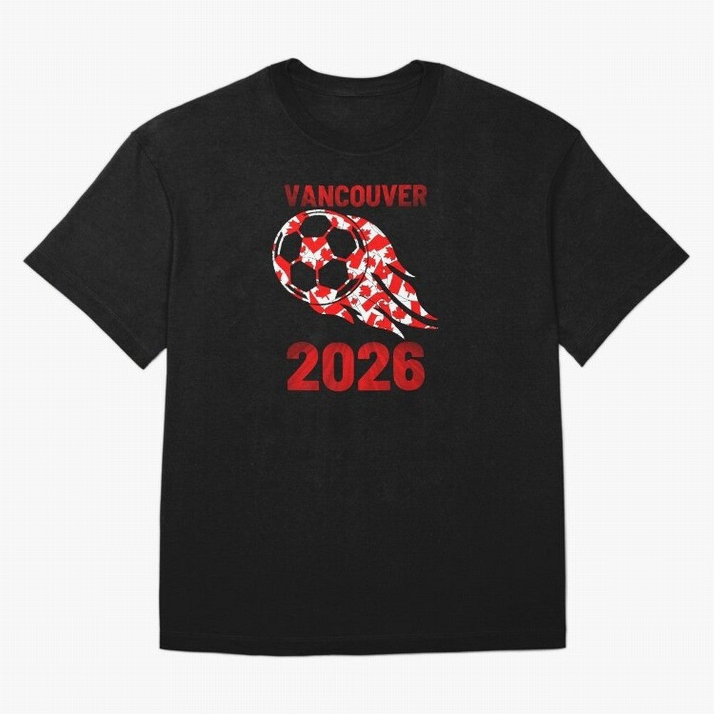 Vancouver Canada 2026 World Cup Soccer #8 Classic T-Shirt Show Passion for the Stars of FIFA World Cup 2026 Group Stage Celebrating CR7, Argentina Energy, Worldwide Fan Energy, Dramatic Goals, Stadium Lights and Championship Celebrations; Ideal for