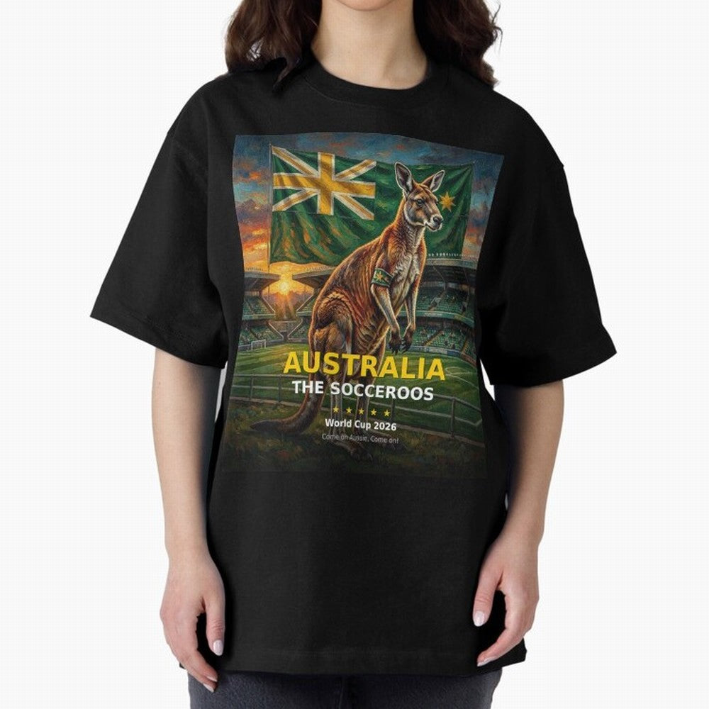 Australia Socceroos - World Cup 2026 Soccer Fan Tee Classic T-Shirt Live the Energy of Global Football Passion for FIFA World Cup 2026 Group Stage, Built around Haaland, Brazil, Sports Nostalgia, International Competition, Famous Players and
