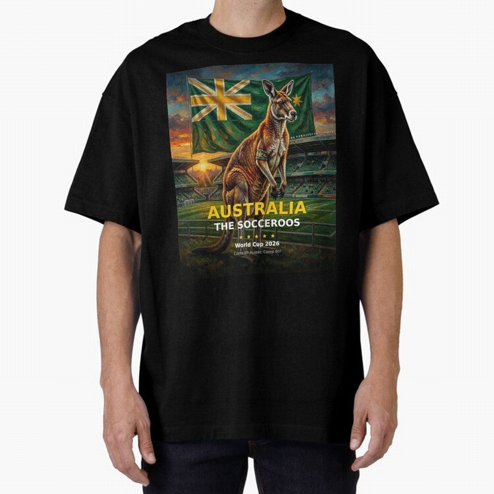 Australia Socceroos - World Cup 2026 Soccer Fan Tee Classic T-Shirt Live the Energy of Global Football Passion for FIFA World Cup 2026 Group Stage, Built around Haaland, Brazil, Sports Nostalgia, International Competition, Famous Players and