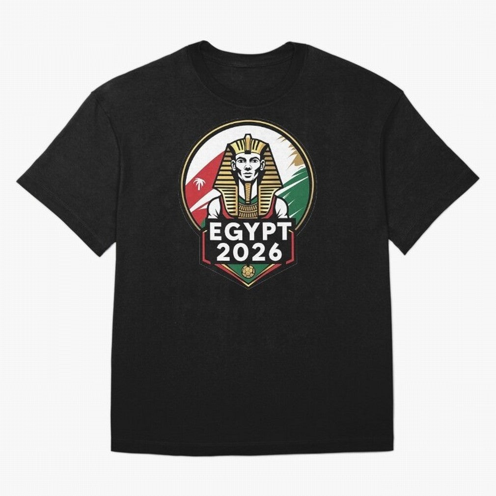 Egypt 2026 Sports Classic T-Shirt Feel International Energy from Global Football Passion for FIFA World Cup 2026 USA Canada Mexico, Capturing Mbappe, Spain and Netherlands, Champion Mindset, Group Stage Buzz, Knockout Tension and Passionate Fan
