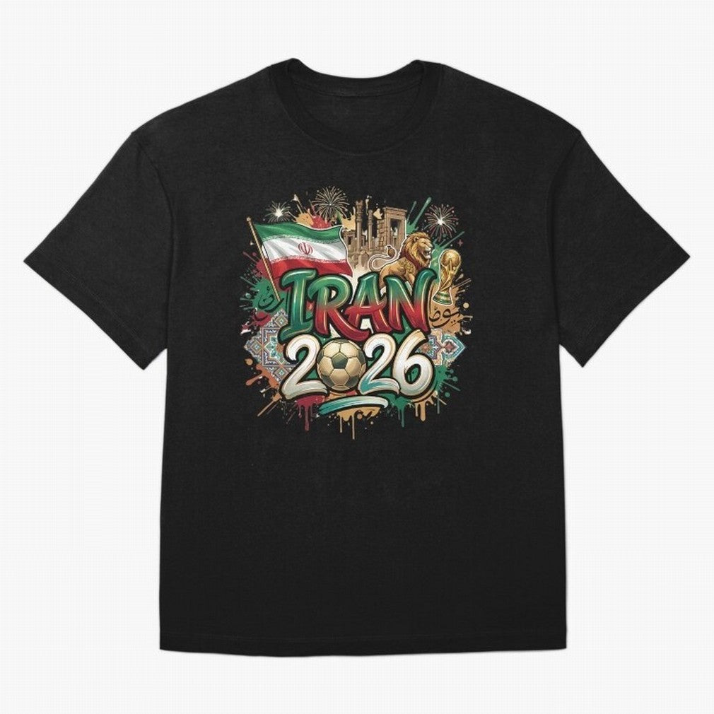 Iran World Cup 2026 Football Legacy Classic T-Shirt Make Memories around Match Day Hype around FIFA World Cup 2026 Group Stage, Messi, CR7 and Mbappe, England, France and Netherlands, Soccer Culture, Superstar Moments, National Team Dreams and