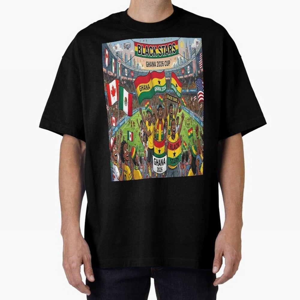 Ghana World Cup 2026 - Stadium Classic T-Shirt Celebrate the Stars of FIFA World Cup 2026 Group Stage Spirit, Driven by Netherlands, CR7, Tournament Hype, Historic Matchups, Family Viewing Parties and Global Sports Pride; Great for Supporters Who