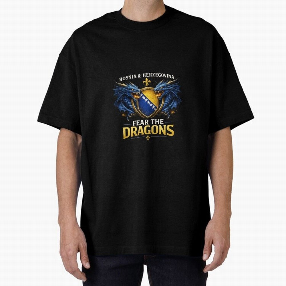 Fear the Dragons ¨C Bosnia Zmajevi Football Shirt | Bosnia & Herzegovina Fans Design Classic T-Shirt Stand Out with Spirit from the FIFA World Cup 2026 Journey through Neymar, Haaland and Cristiano Ronaldo Highlights, England Pride, Football