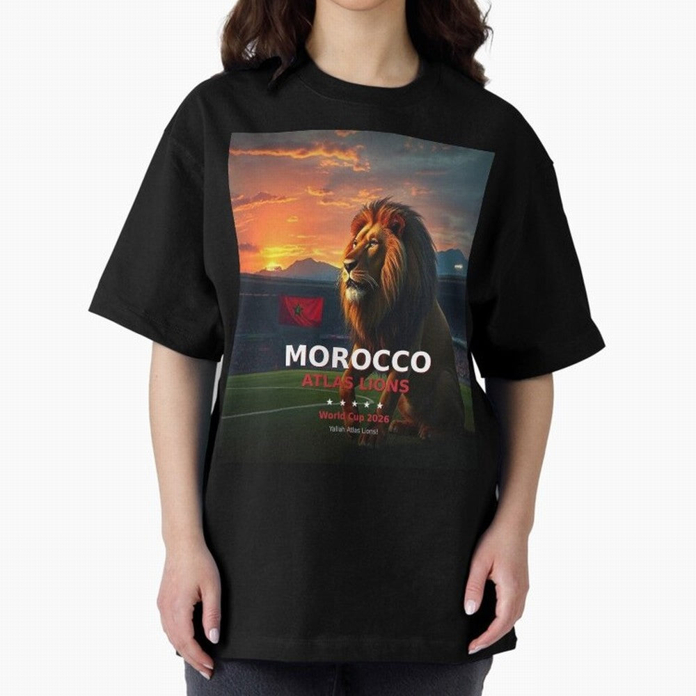 Morocco Atlas Lions - World Cup 2026 Soccer Fan Tee Classic T-Shirt Celebrate Rivalries and Pride in the FIFA World Cup 2026 Group Stage Journey through Cristiano Ronaldo Highlights, France Pride, Supporter Pride, Iconic Celebrations, Legendary