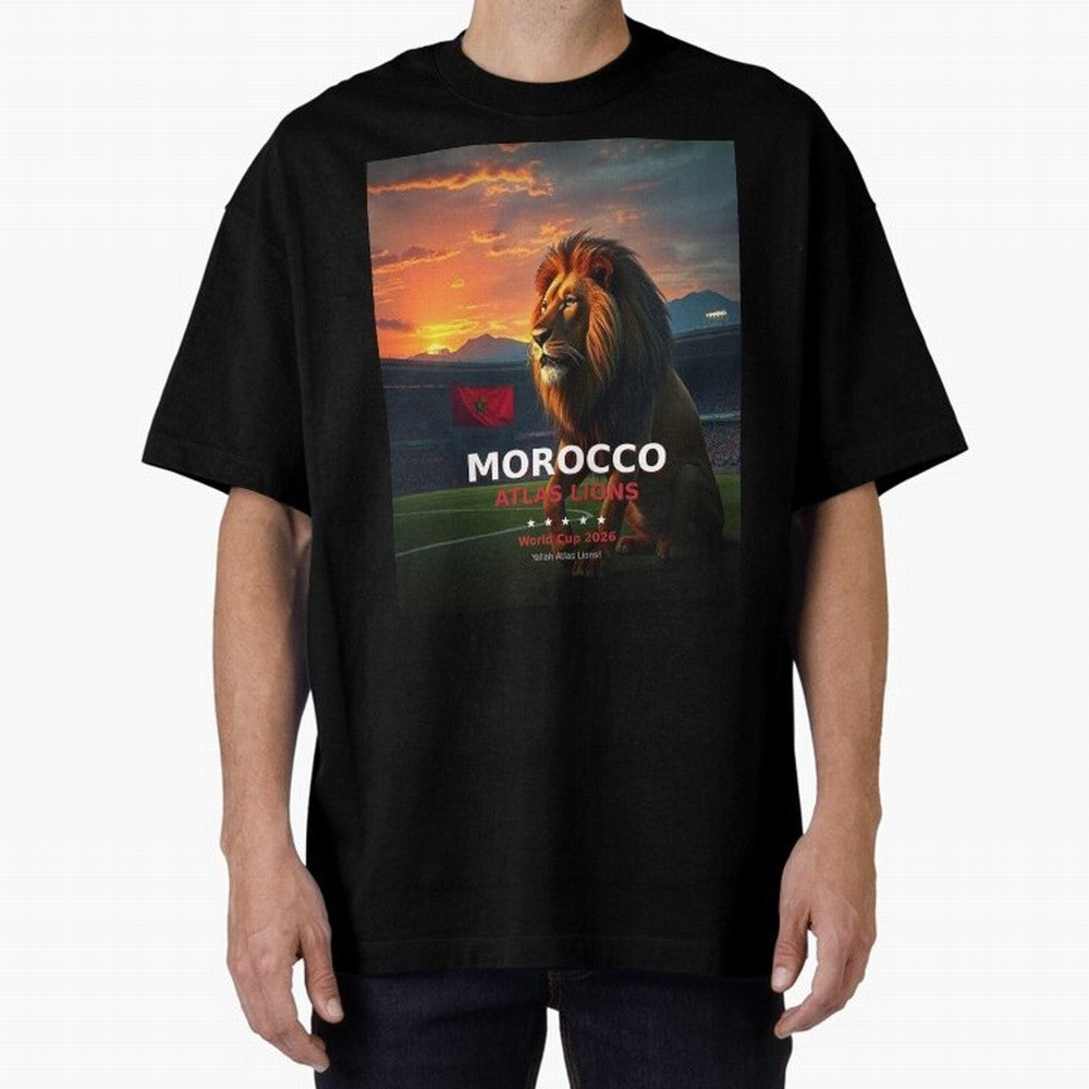 Morocco Atlas Lions - World Cup 2026 Soccer Fan Tee Classic T-Shirt Celebrate Rivalries and Pride in the FIFA World Cup 2026 Group Stage Journey through Cristiano Ronaldo Highlights, France Pride, Supporter Pride, Iconic Celebrations, Legendary