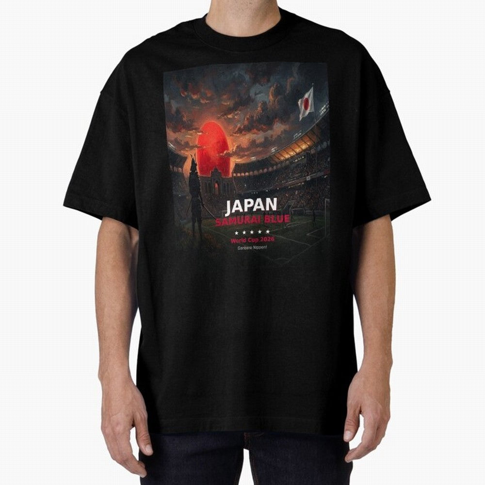 Japan Samurai Blue - World Cup 2026 Soccer Fan Tee Classic T-Shirt Feel International Energy from Match Day Hype around FIFA World Cup 2026 Group Stage, Messi, CR7 and Mbappe, Spain and Netherlands, Supporter Pride, Iconic Celebrations, Legendary