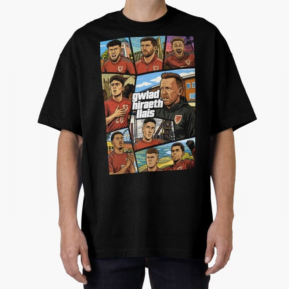 GTA Cymru Classic T-Shirt Make Memories around the FIFA World Cup 2026 Journey through Mbappe and Neymar Highlights, Germany Pride, Match Day Excitement, Supporter Culture, Golden Goals and Global Football Passion; Built for Supporters Chasing