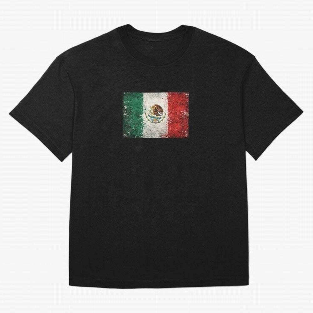 Mexico World Cup Flag ¨C Grunge Football Art Classic T-Shirt Stand with FIFA World Cup 2026 USA Canada Mexico Capturing Mbappe, England and Germany Energy, Soccer Culture, Superstar Moments, National Team Dreams and Competitive Fire; Perfect for