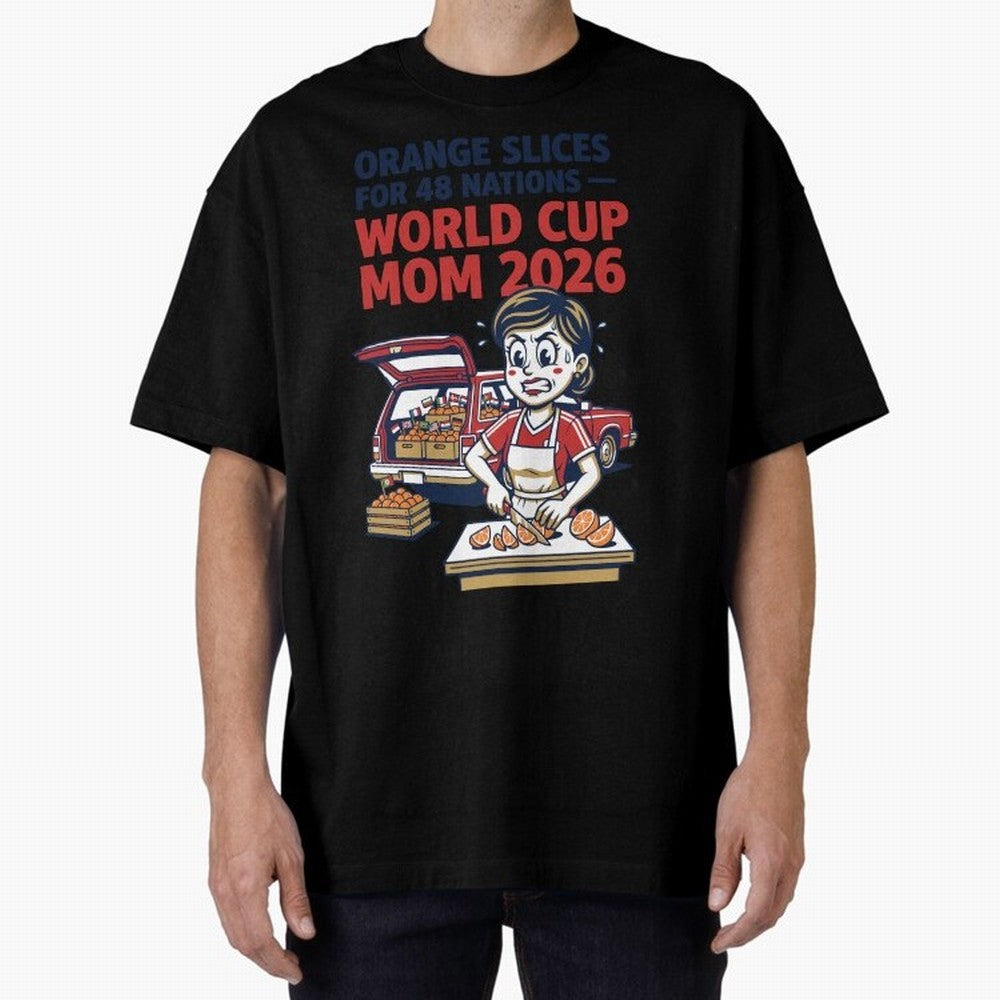 Orange Slices for 48 Nations World Cup Mom V1 Classic T-Shirt Bring Bold Fan Energy to Match Day Hype around FIFA World Cup 2026 USA Canada Mexico, CR7 and Messi, England and Germany, Champion Mindset, Group Stage Buzz, Knockout Tension and