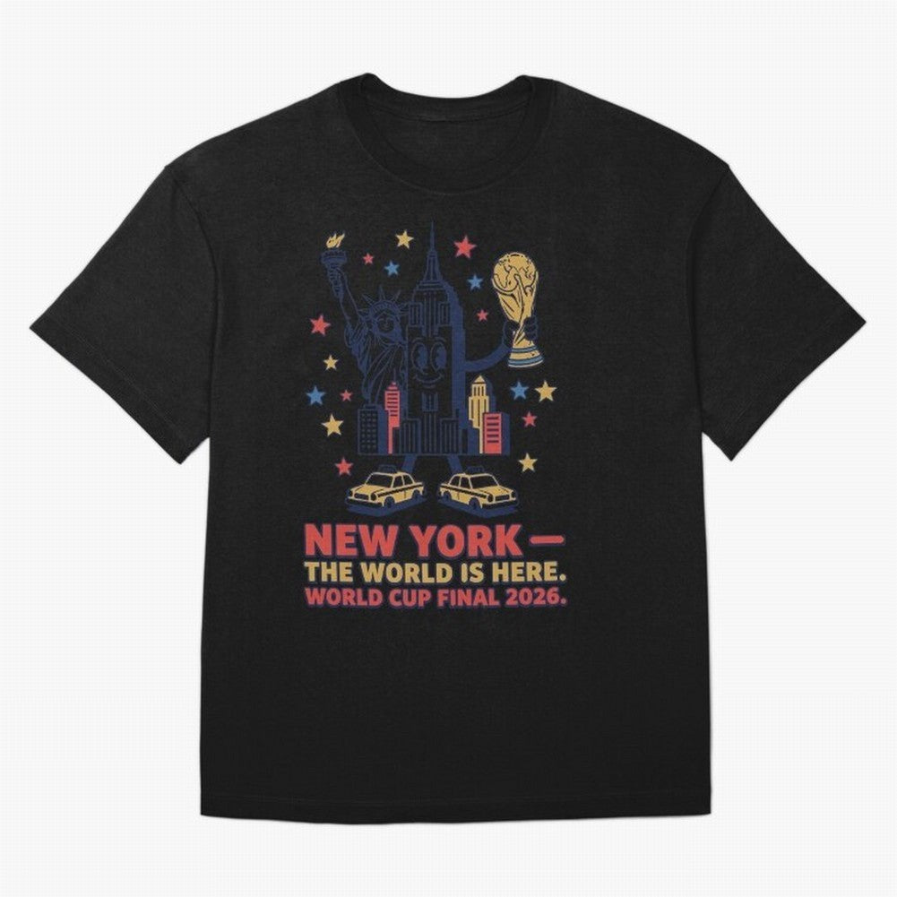New York World Cup Final ¡ª Liberty Scores V2 Classic T-Shirt Bring Stadium Energy to Global Football Passion for FIFA World Cup 2026 Group Stage, Connected to Neymar, Haaland and Cristiano Ronaldo, Brazil, Football Passion, Legendary Performances,