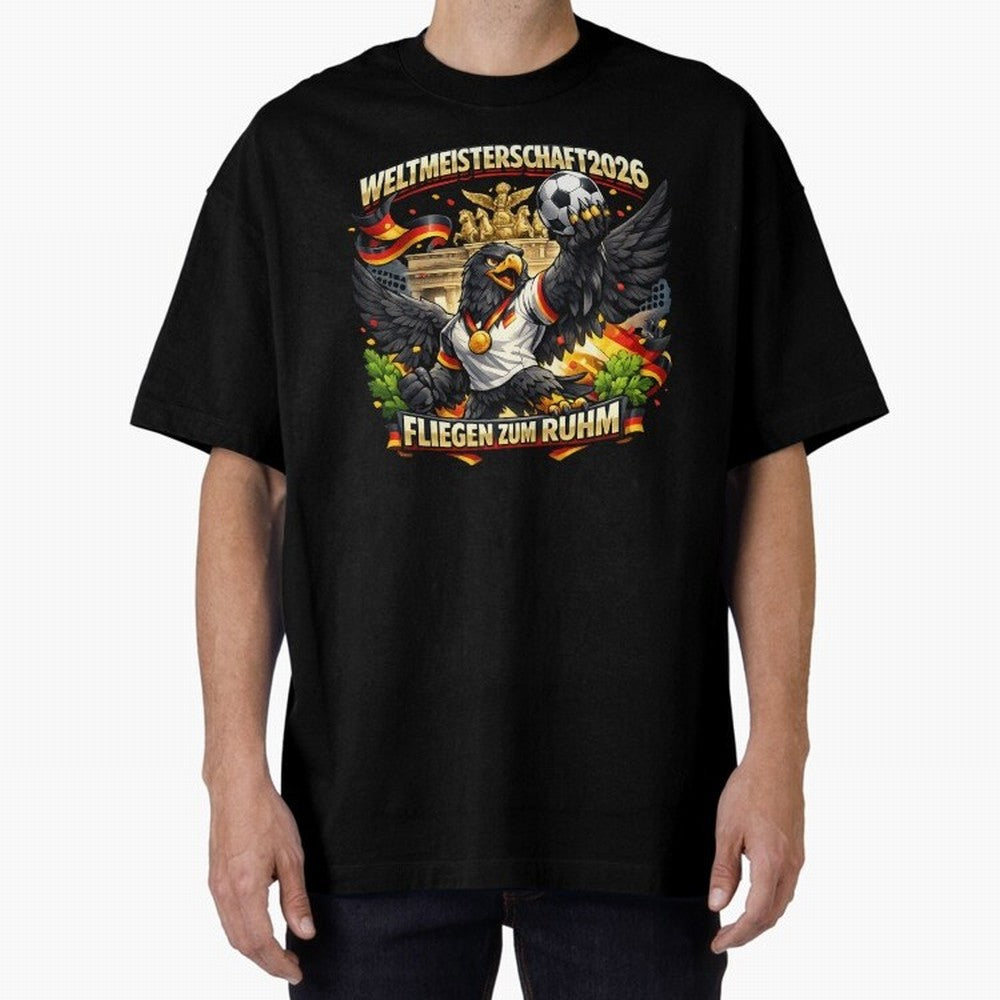 German Eagle World Cup 2026 Football Fan Art Classic T-Shirt Make Memories around Match Day Hype around FIFA World Cup 2026, Mbappe and Neymar, Germany, Soccer Culture, Superstar Moments, National Team Dreams and Competitive Fire; Made for Die Hard