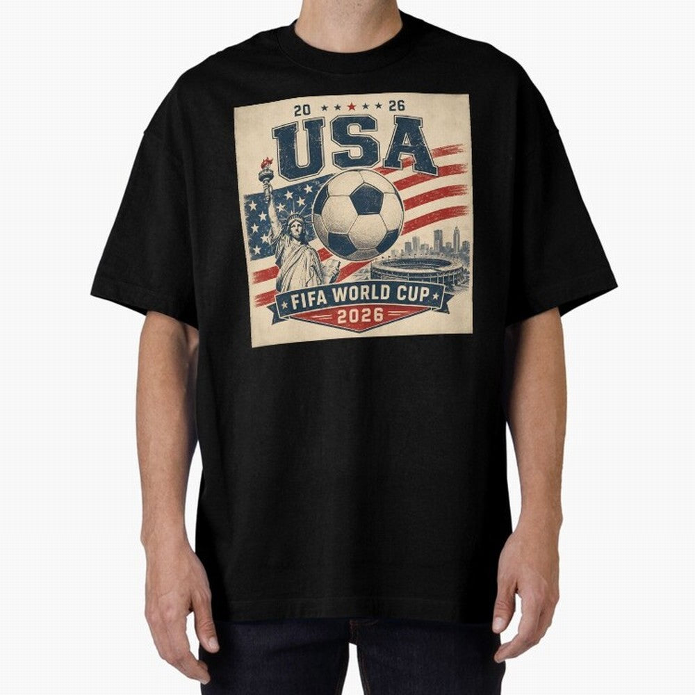 USA WORLD CUP 2026 Classic T-Shirt Bring Retro Soccer Energy to FIFA World Cup 2026 Group Stage Spirit, Celebrating Netherlands, Haaland and Mbappe, Sports Nostalgia, International Competition, Famous Players and Unforgettable Victories; Made for