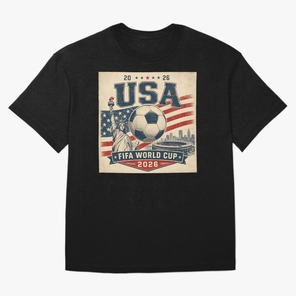 USA WORLD CUP 2026 Classic T-Shirt Bring Retro Soccer Energy to FIFA World Cup 2026 Group Stage Spirit, Celebrating Netherlands, Haaland and Mbappe, Sports Nostalgia, International Competition, Famous Players and Unforgettable Victories; Made for