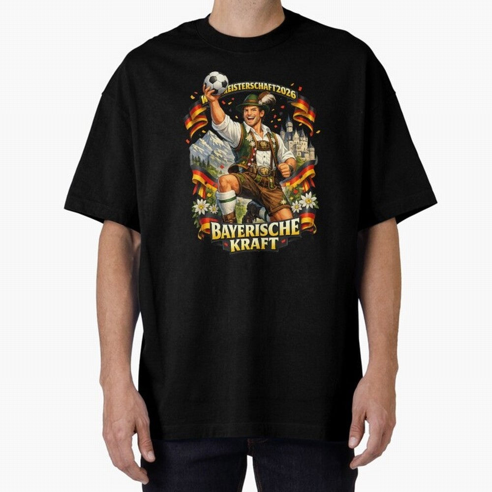 Bayerische Kraft World Cup 2026 Germany Fan Classic T-Shirt Bring a Vintage Feel to the FIFA World Cup 2026 Journey through Mbappe Highlights, France and Portugal Pride, Global Supporter Spirit, Legendary Goals, National Colors and Tournament