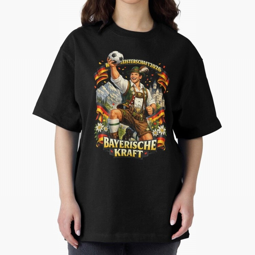 Bayerische Kraft World Cup 2026 Germany Fan Classic T-Shirt Bring a Vintage Feel to the FIFA World Cup 2026 Journey through Mbappe Highlights, France and Portugal Pride, Global Supporter Spirit, Legendary Goals, National Colors and Tournament