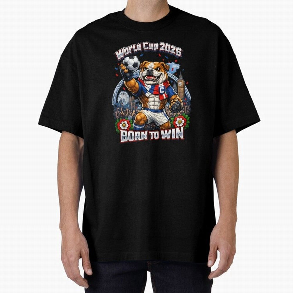 England Bulldog World Cup 2026 Fan Art Classic T-Shirt Make Memories around the FIFA World Cup 2026 Group Stage Journey through Haaland and Mbappe Highlights, England, France and Netherlands Pride, Championship Spirit, Famous Goals, Roaring Crowds