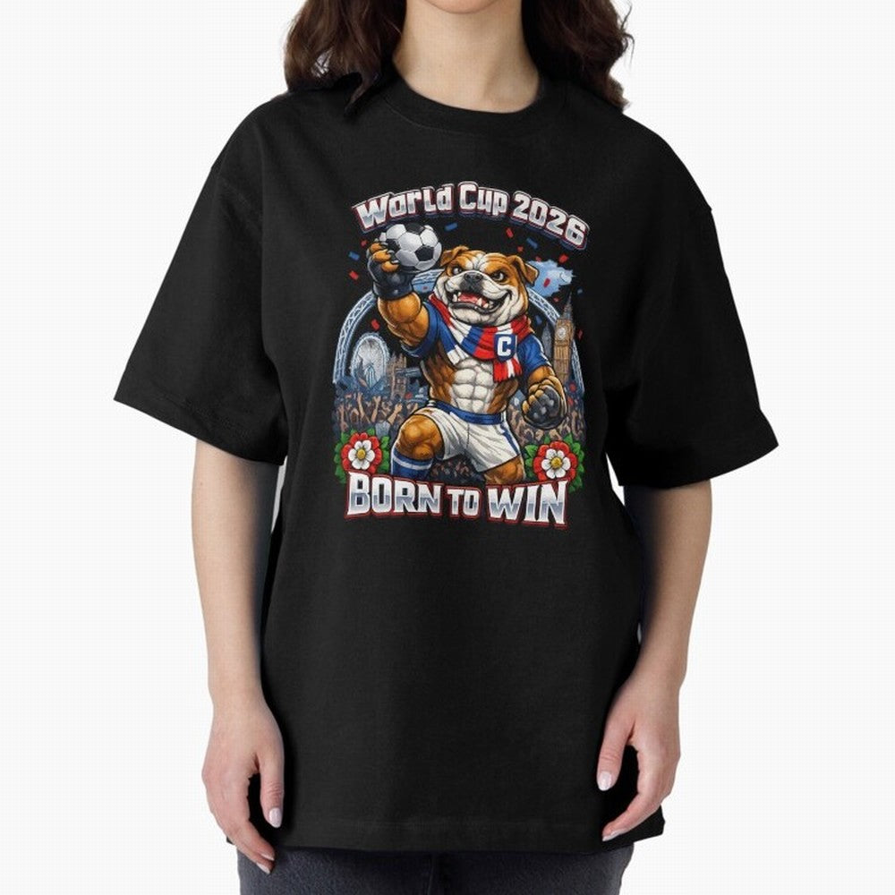 England Bulldog World Cup 2026 Fan Art Classic T-Shirt Make Memories around the FIFA World Cup 2026 Group Stage Journey through Haaland and Mbappe Highlights, England, France and Netherlands Pride, Championship Spirit, Famous Goals, Roaring Crowds