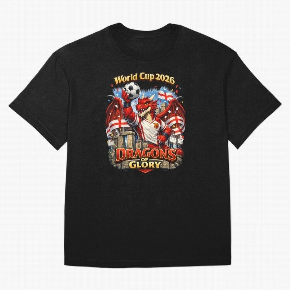 World Cup 2026 Dragons of Glory Classic T-Shirt Turn Football Passion into the FIFA World Cup 2026 USA Canada Mexico Journey through Mbappe Highlights, Brazil, Portugal and Argentina Pride, Game Day Rituals, Football Legends, Country Pride and the