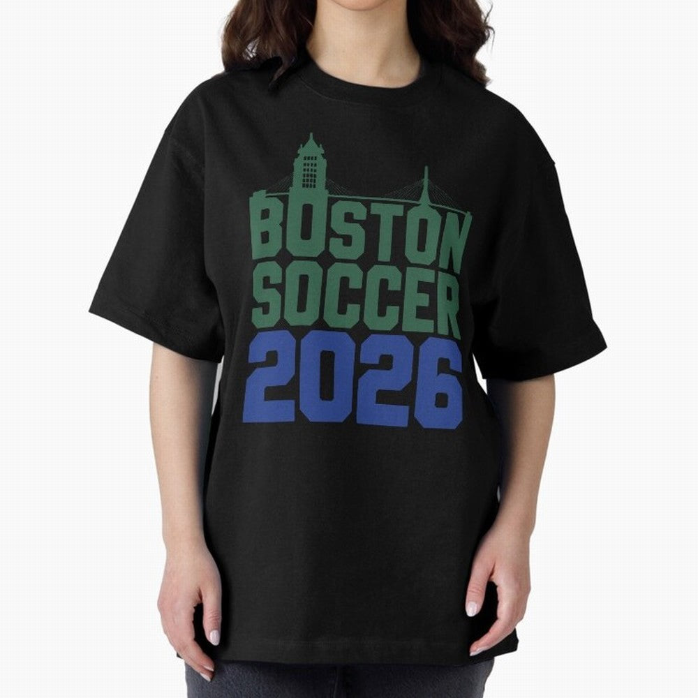 Boston Soccer 2026 Massachusetts Football Fan Classic T-Shirt Relive the Noise and Pride of FIFA World Cup 2026 Group Stage Centered on Messi, CR7 and Mbappe, Germany Energy, Football Festival Excitement, Trophy Ambitions, Country Rivalries and