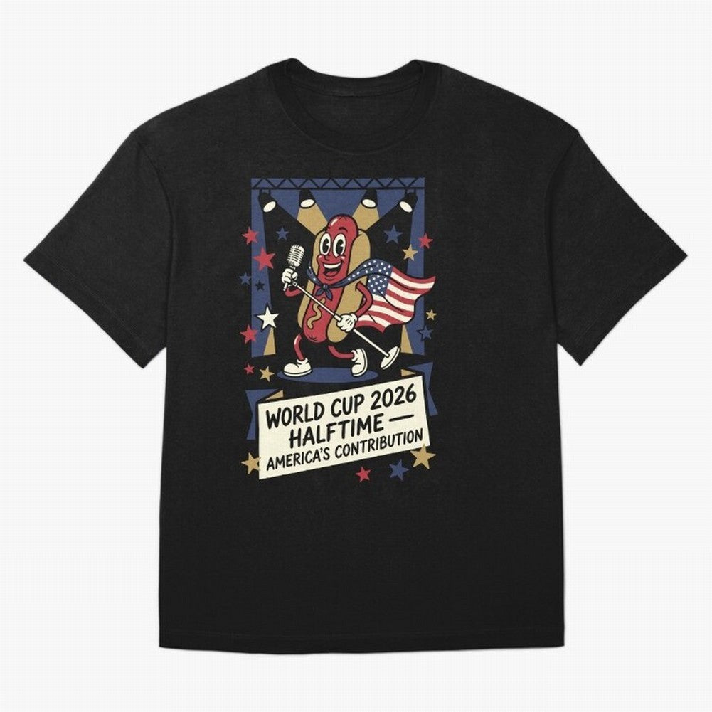 World Cup 2026 Halftime ¡ª America's Contribution V1 Classic T-Shirt Bring Supporter Culture to Match Day Hype around FIFA World Cup 2026, CR7 and Messi, Germany, Worldwide Fan Energy, Dramatic Goals, Stadium Lights and Championship Celebrations;