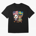 The American eagle and its friend, the Swedish elk Classic T-Shirt Enjoy the Biggest Football Party of FIFA World Cup 2026 USA Canada Mexico Spirit, Driven by Argentina, France and Brazil, CR7 and Messi, Worldwide Fan Energy, Dramatic Goals,