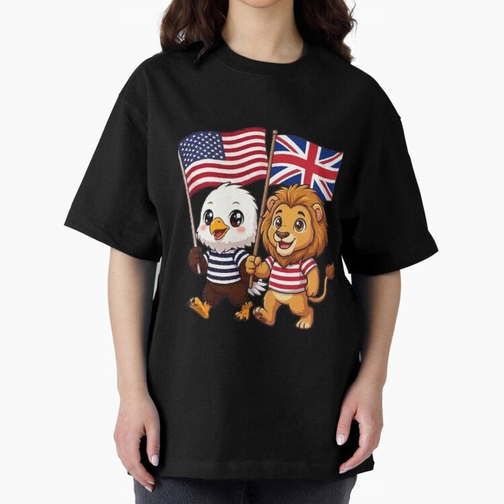 The American eagle and its brothers, the British lion Classic T-Shirt Bring Home FIFA World Cup 2026 USA Canada Mexico for Fans of Haaland and England and Germany, Bringing Tournament Hype, Historic Matchups, Family Viewing Parties and Global