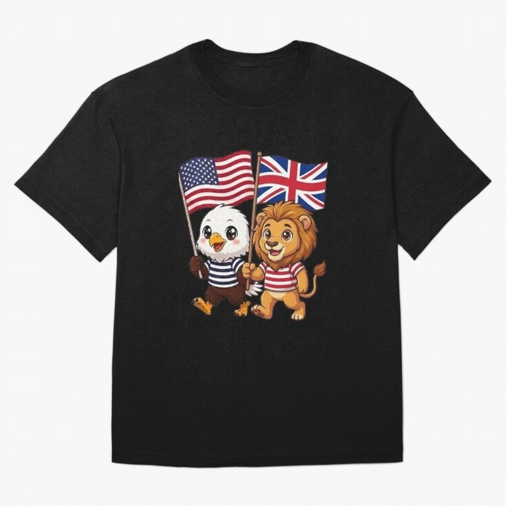 The American eagle and its brothers, the British lion Classic T-Shirt Bring Home FIFA World Cup 2026 USA Canada Mexico for Fans of Haaland and England and Germany, Bringing Tournament Hype, Historic Matchups, Family Viewing Parties and Global
