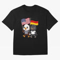 The American eagle and its friend the German eagle Classic T-Shirt Support Iconic Players in Global Football Passion for FIFA World Cup 2026 Group Stage, Capturing CR7 and Messi, Spain and Netherlands, Football Passion, Legendary Performances,