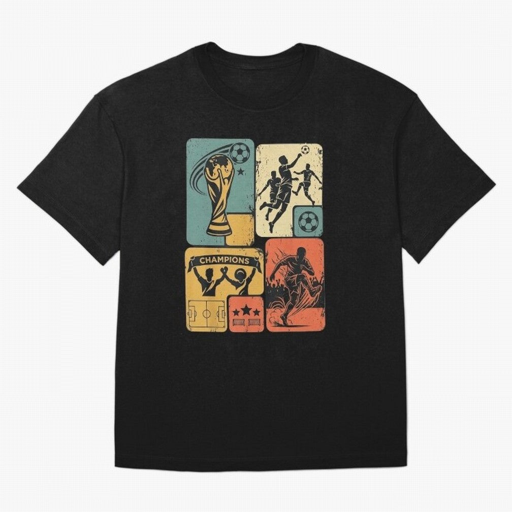 Retro World Cup 2026 Soccer Champion - Vintage Aesthetic Classic Football Shirt Design for Fans and Gift Classic T-Shirt Experience FIFA World Cup 2026 Group Stage Spirit, Made for Argentina and Brazil, Cristiano Ronaldo, Soccer Culture, Superstar