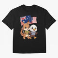 the Australian kangaroo and its friend the American eagle Classic T-Shirt Refresh FIFA World Cup 2026 Featuring Neymar, Germany Energy, Stadium Memories, Football Loyalty, International Chants and Championship Tradition; Great for Watch Parties,