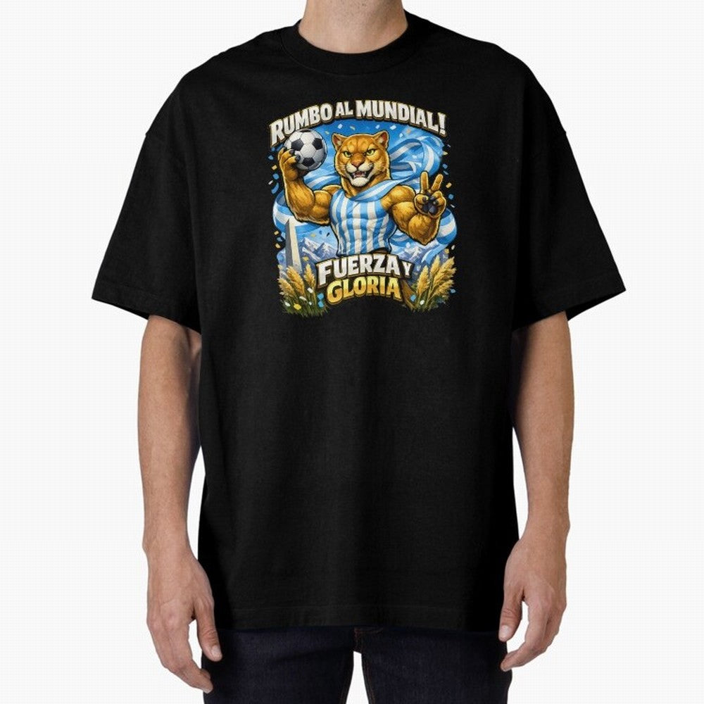 Argentina Puma World Cup Fan Art Classic T-Shirt Bring a Champion Mindset to FIFA World Cup 2026 Highlighting Cristiano Ronaldo, Haaland and CR7, Argentina and Brazil Energy, Vintage Soccer Flavor, Modern Football Stars, National Flags and Final