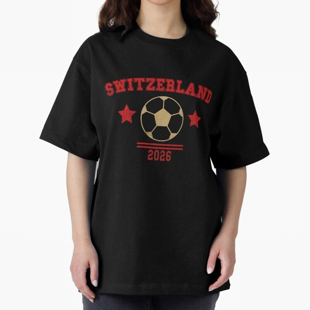 Switzerland ¡ª Vintage Soccer Tee Classic T-Shirt Turn Football Passion into Match Day Hype around FIFA World Cup 2026 Group Stage, Haaland and Mbappe, Spain, Football History, Final Match Energy, Crowd Noise and Once in a Lifetime Moments; Made
