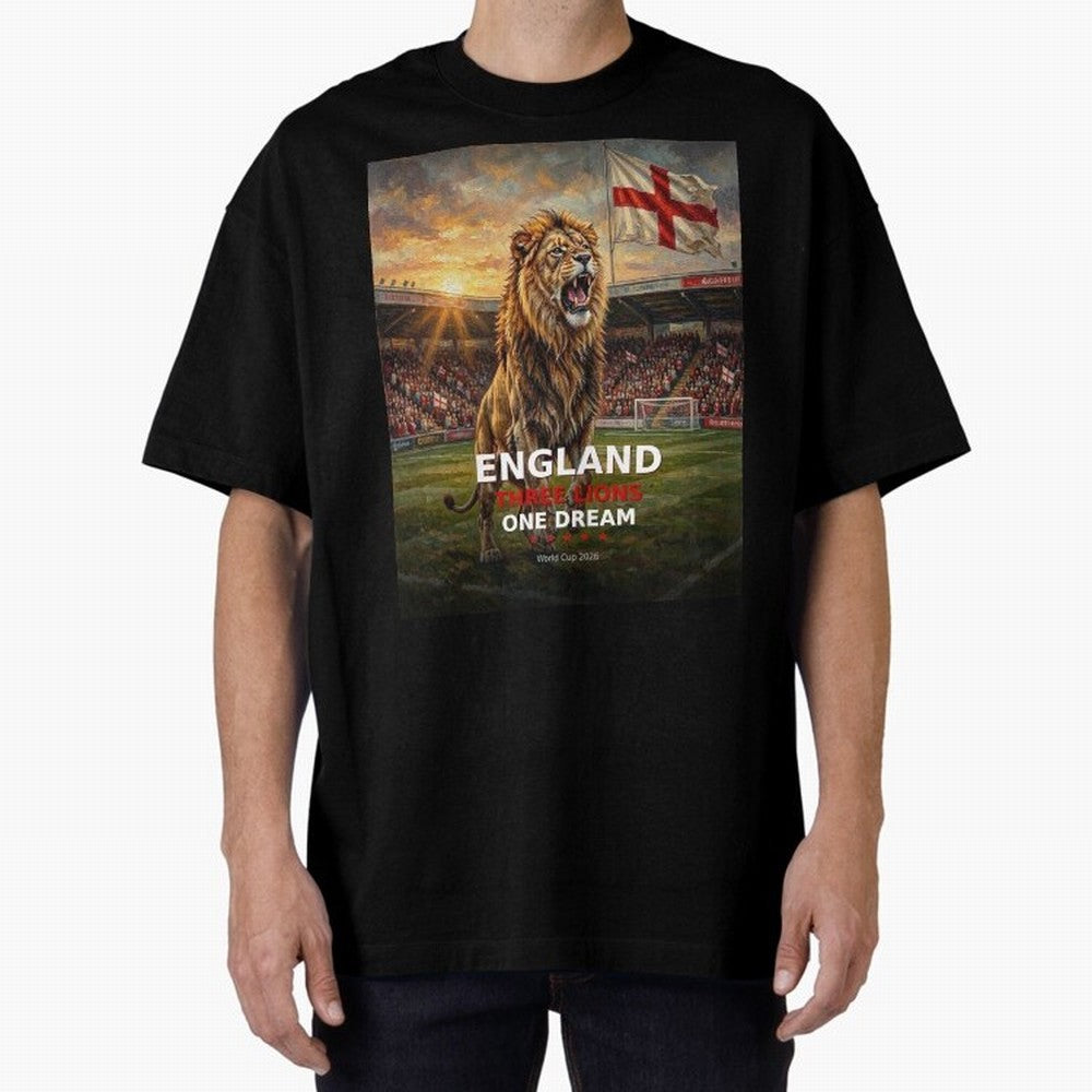 England Three Lions One Dream - World Cup 2026 Soccer Fan Tee Classic T-Shirt Treasure the FIFA World Cup 2026 Journey through Neymar Highlights, Argentina Pride, Soccer Culture, Superstar Moments, National Team Dreams and Competitive Fire; Perfect