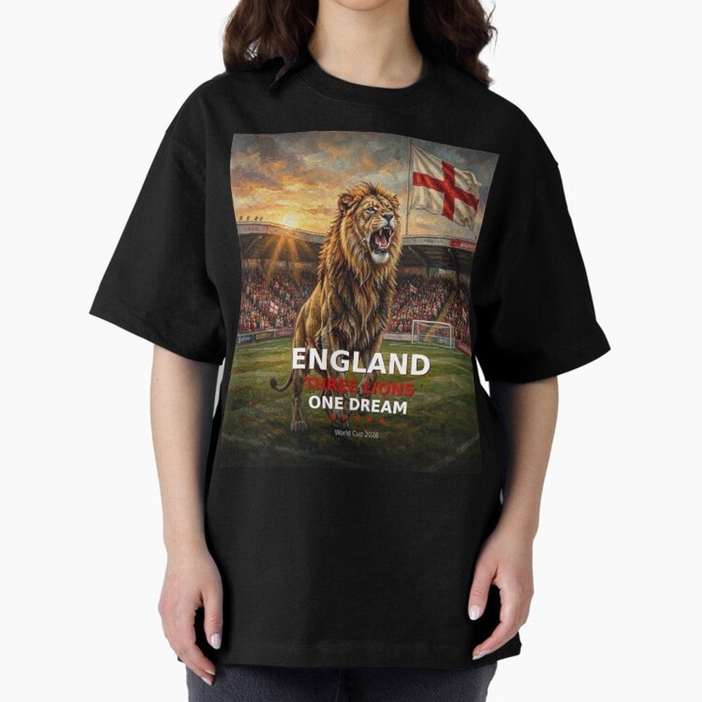 England Three Lions One Dream - World Cup 2026 Soccer Fan Tee Classic T-Shirt Treasure the FIFA World Cup 2026 Journey through Neymar Highlights, Argentina Pride, Soccer Culture, Superstar Moments, National Team Dreams and Competitive Fire; Perfect