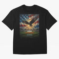 USA All The Way - American Eagle Soccer World Cup 2026 Tee Classic T-Shirt Join Global Football Passion for FIFA World Cup 2026 USA Canada Mexico, Filled with Mbappe and Neymar, Spain, Goal Celebration Energy, Supporter Heritage, Football Icons and