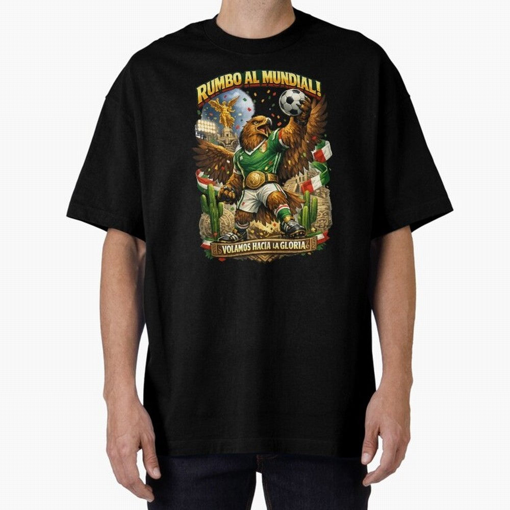 Mexico World Cup 2026 Eagle Fan Art Classic T-Shirt Spotlight FIFA World Cup 2026 Group Stage for Fans of Mbappe and Portugal, Bringing Stadium Memories, Football Loyalty, International Chants and Championship Tradition; Made for Die Hard