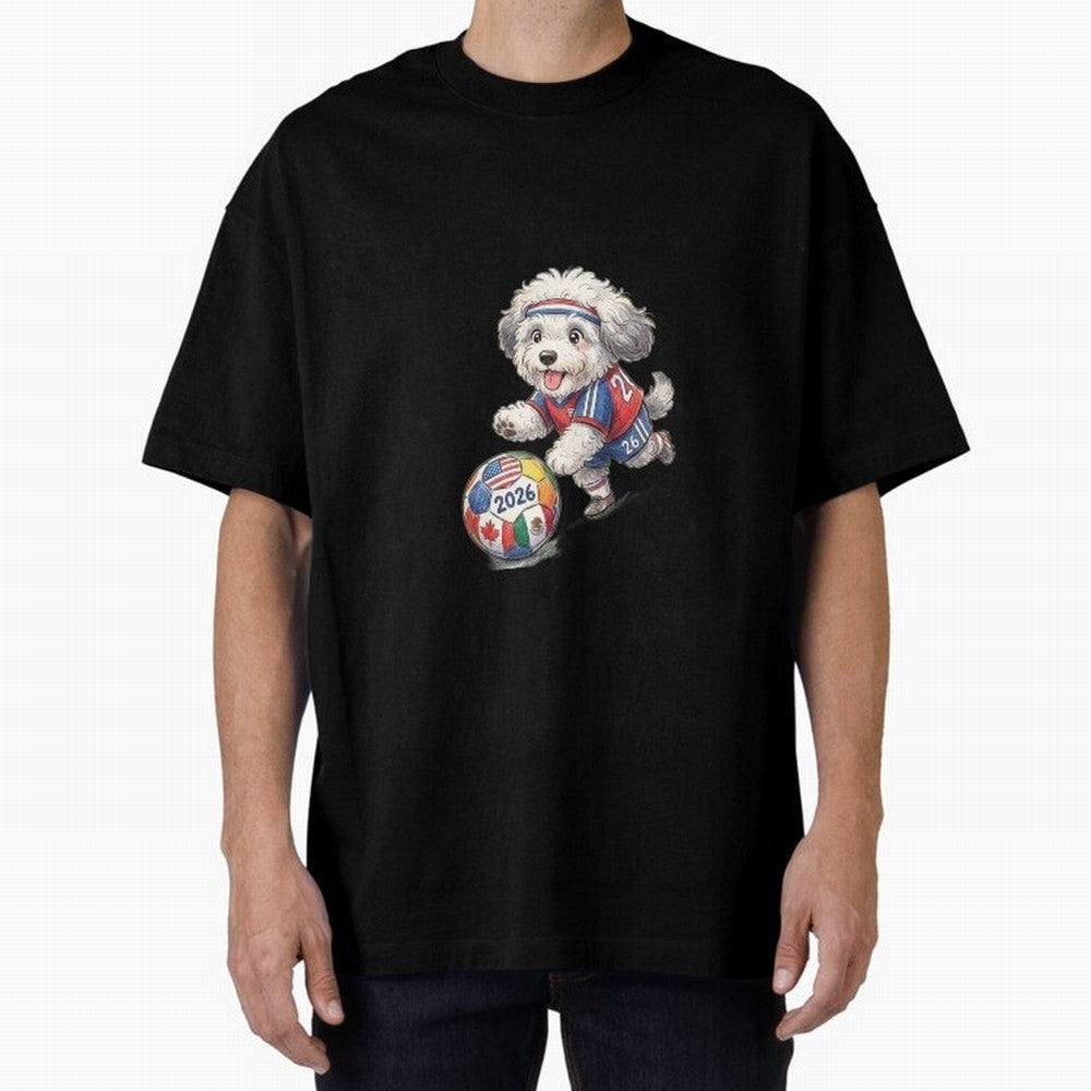 Cute Sheepdog Soccer Star - 2026 World Cup Fluffy Puppy Classic T-Shirt Feel FIFA World Cup 2026 Group Stage with Cristiano Ronaldo, Haaland and CR7, Brazil Energy, Goal Celebration Energy, Supporter Heritage, Football Icons and Worldwide