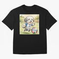 Cute Sheepdog Soccer Star - 2026 World Cup Fluffy Puppy Classic T-Shirt Remember Iconic Moments from FIFA World Cup 2026 Spirit, Connected to Spain, Cristiano Ronaldo, Vintage Soccer Flavor, Modern Football Stars, National Flags and Final Night