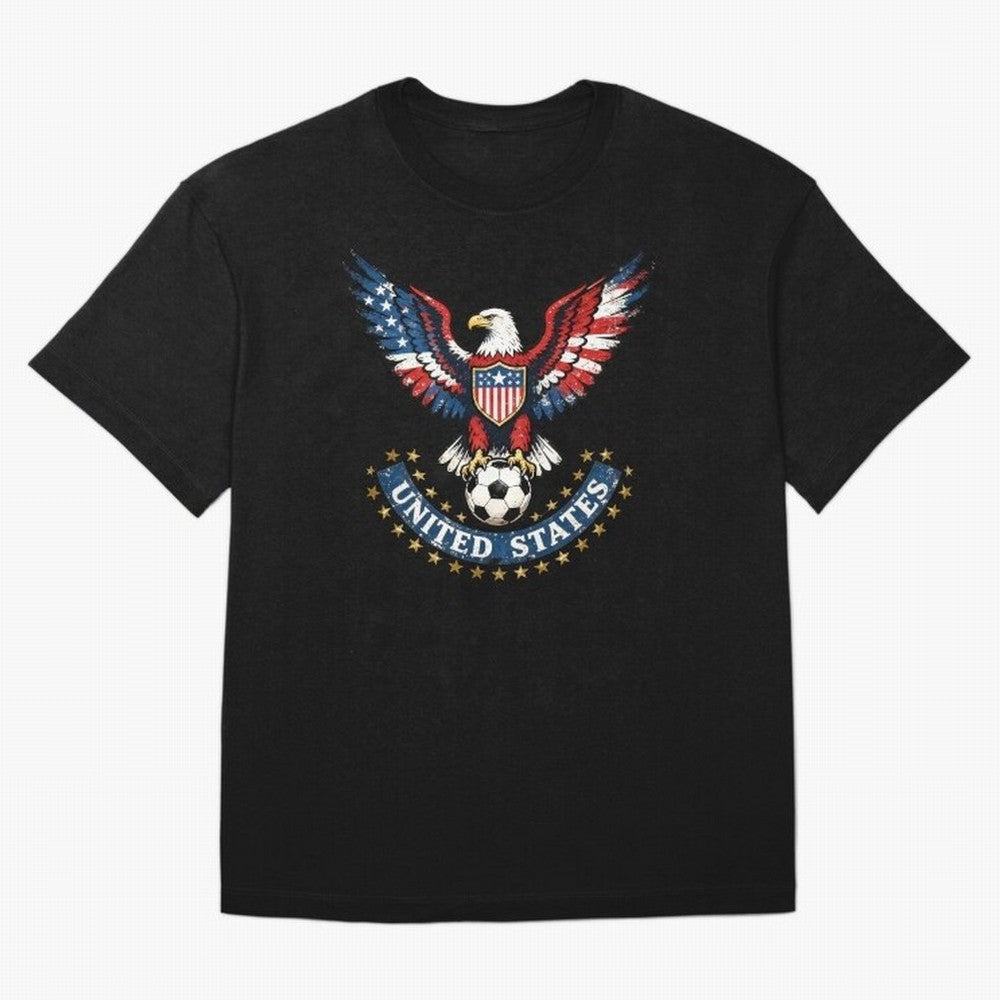 USA Soccer Eagle - United States Football Fan Classic T-Shirt Turn Football Passion into FIFA World Cup 2026 Group Stage with Cristiano Ronaldo, Argentina and Brazil Energy, Goal Celebration Energy, Supporter Heritage, Football Icons and Worldwide