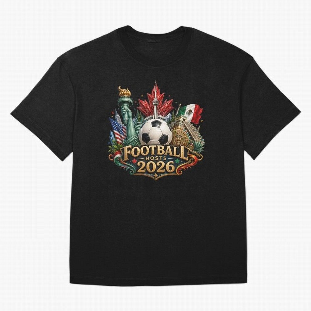 Road to 2026 USA Mexico Canada Soccer Design Classic T-Shirt Bring Champion Energy into Global Football Passion for FIFA World Cup 2026 Group Stage, Featuring Neymar, Haaland and Cristiano Ronaldo, Spain and Netherlands, Vintage Soccer Flavor,