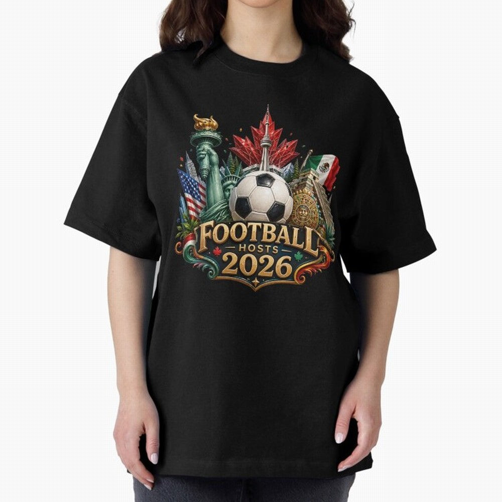 Road to 2026 USA Mexico Canada Soccer Design Classic T-Shirt Bring Champion Energy into Global Football Passion for FIFA World Cup 2026 Group Stage, Featuring Neymar, Haaland and Cristiano Ronaldo, Spain and Netherlands, Vintage Soccer Flavor,