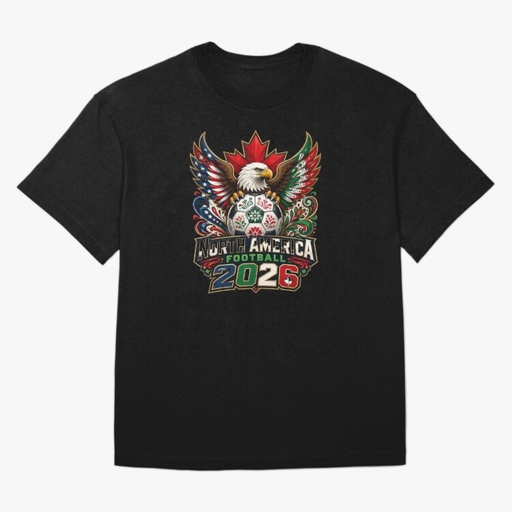 United by Football 2026 North America Soccer Design Classic T-Shirt Feel International Energy from the FIFA World Cup 2026 USA Canada Mexico Journey through Cristiano Ronaldo, Haaland and CR7 Highlights, Brazil Pride, Game Day Rituals, Football