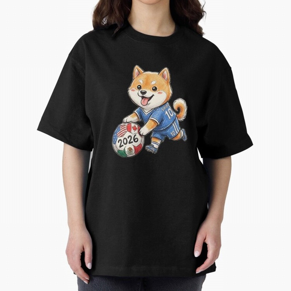 Cute Shiba Inu Soccer Star #10 - World Cup 2026 Edition Classic T-Shirt Fuel FIFA World Cup 2026 USA Canada Mexico for Fans of Haaland and Germany, Bringing Stadium Chants, National Pride, Trophy Dreams and Unforgettable Football Memories; Great