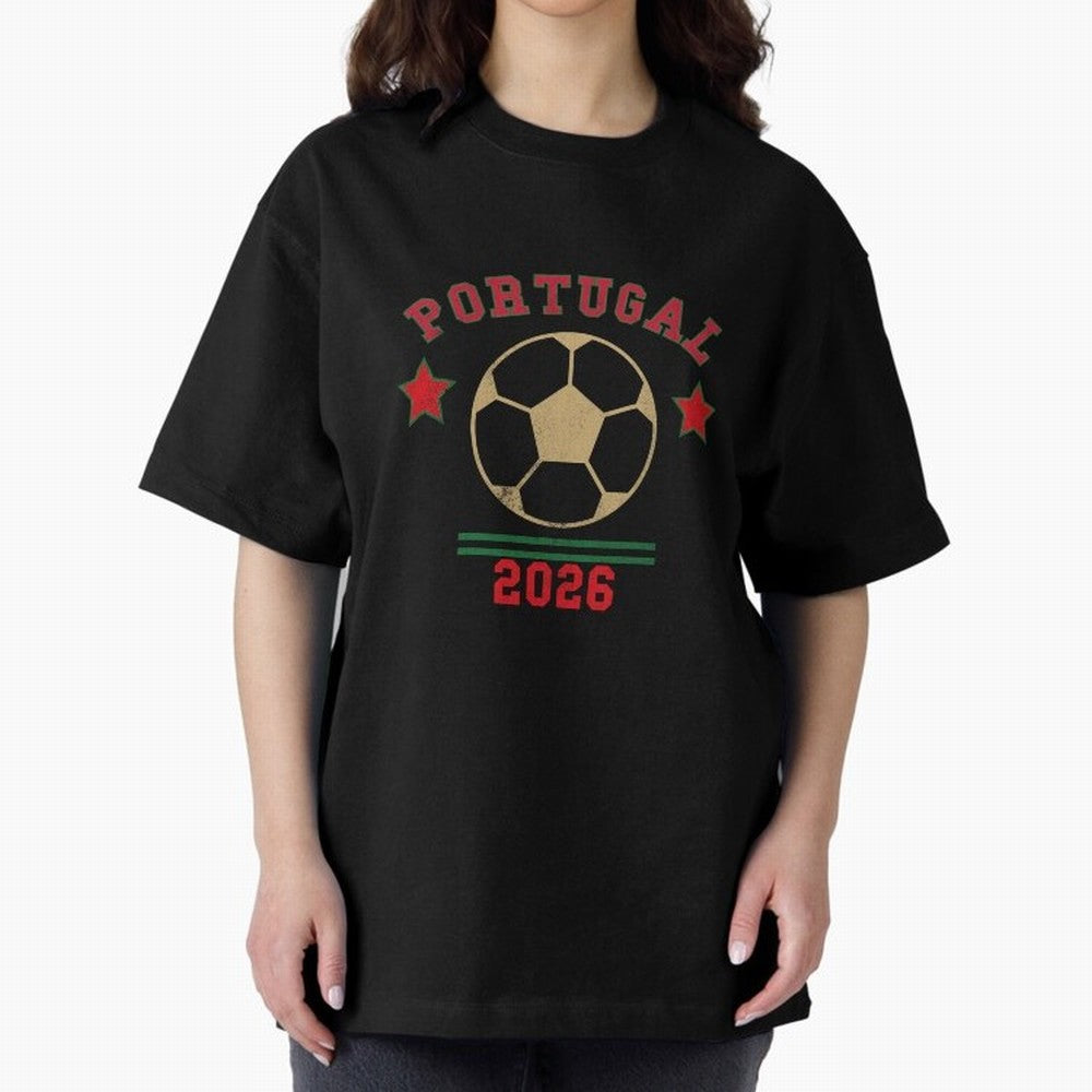 Portugal 2026 ¡ª Vintage Soccer Tee Classic T-Shirt Show Your Tournament Heart for the FIFA World Cup 2026 Journey through Messi, Neymar and Mbappe Highlights, Argentina Pride, Championship Spirit, Famous Goals, Roaring Crowds and International