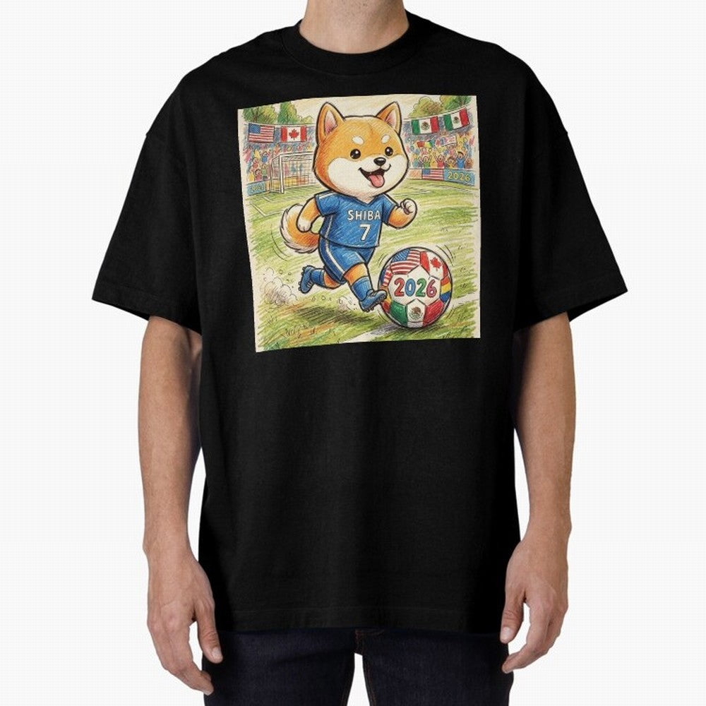 2026 World Cup Shiba Inu Ace #7 - Stadium Action Art Classic T-Shirt Celebrate Classic Football Spirit in Match Day Hype around FIFA World Cup 2026, Messi and Cristiano Ronaldo, Argentina and Brazil, Football History, Final Match Energy, Crowd