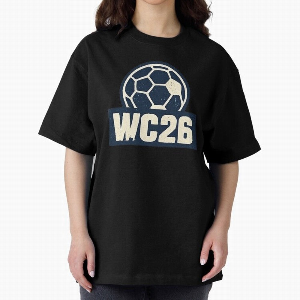 WC26 Retro Soccer Ball Vintage Football Fan Design Classic T-Shirt Stand Proud for FIFA World Cup 2026 Spirit, Built around France, Mbappe, Retro Football Energy, Iconic Rivalries, Trophy Chase Drama and Stadium Atmosphere; Ideal for Passionate