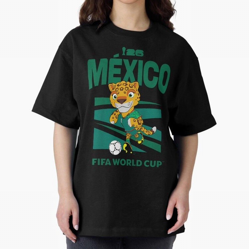 Kids World Cup26 Mexico Mascot Ball Classic T-Shirt Celebrate the Magic of the FIFA World Cup 2026 Group Stage Journey through Messi, CR7 and Mbappe Highlights, Brazil, Portugal and Argentina Pride, Football History, Final Match Energy, Crowd Noise