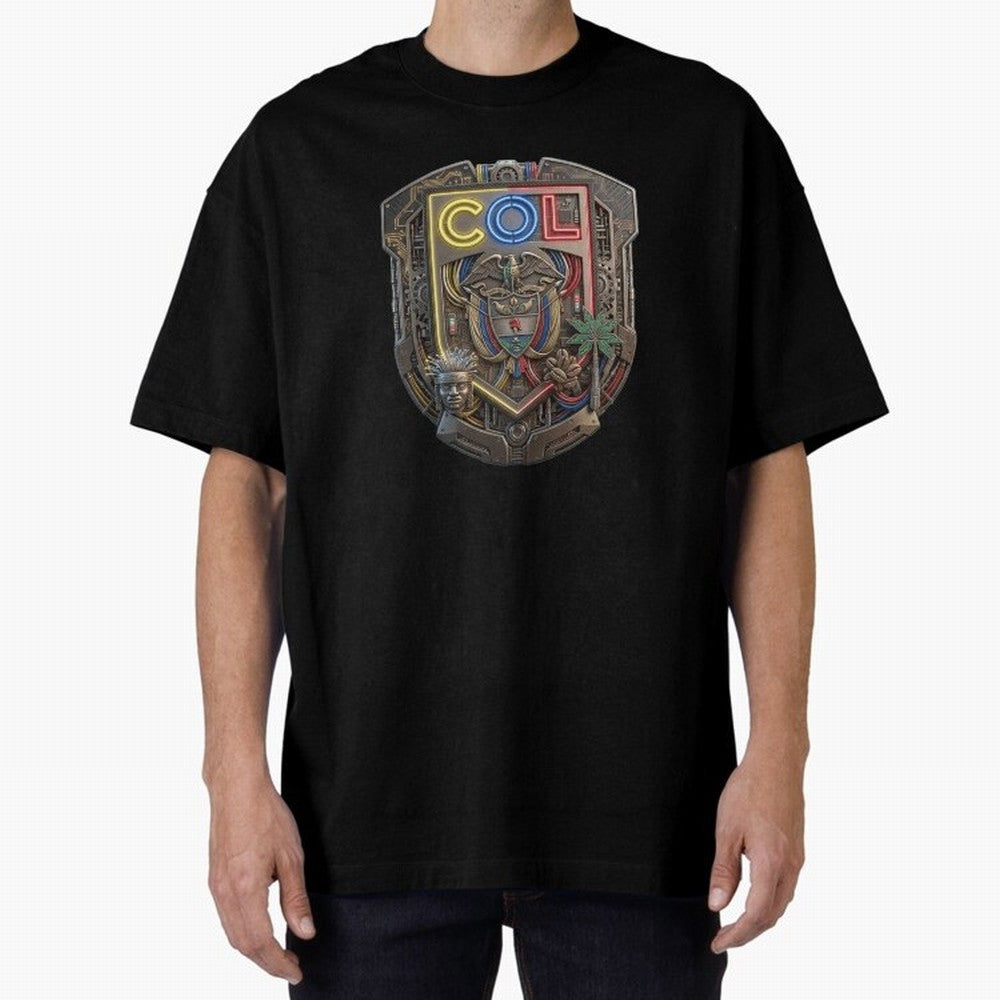 Feel the passion of Colombia with this dynamic Shield and soccer player design Classic T-Shirt Show Your Stadium Side during FIFA World Cup 2026 Group Stage for Fans of Mbappe and Neymar and Argentina, Bringing Global Supporter Spirit, Legendary
